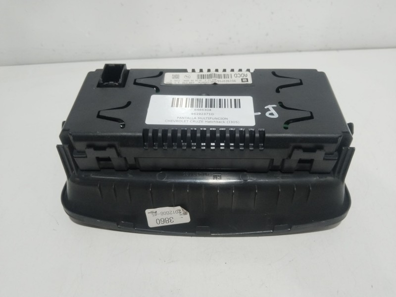 Recambio de pantalla multifuncion para chevrolet cruze hatchback (j305) 1.7 d referencia OEM IAM 95192371G  