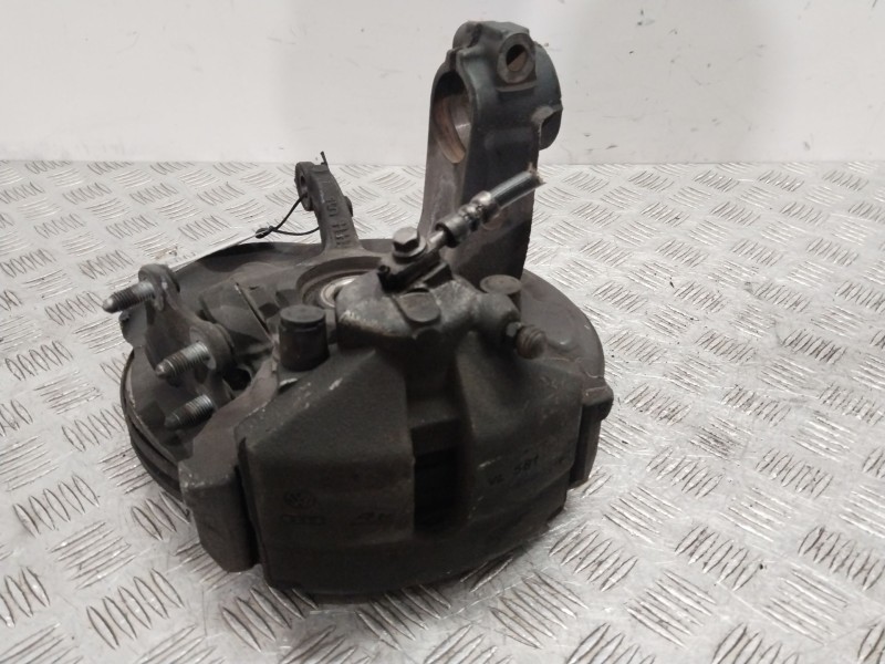 Recambio de mangueta delantera izquierda para skoda rapid (nh3, nk3, nk6) 1.6 tdi referencia OEM IAM 6Q0407255S  