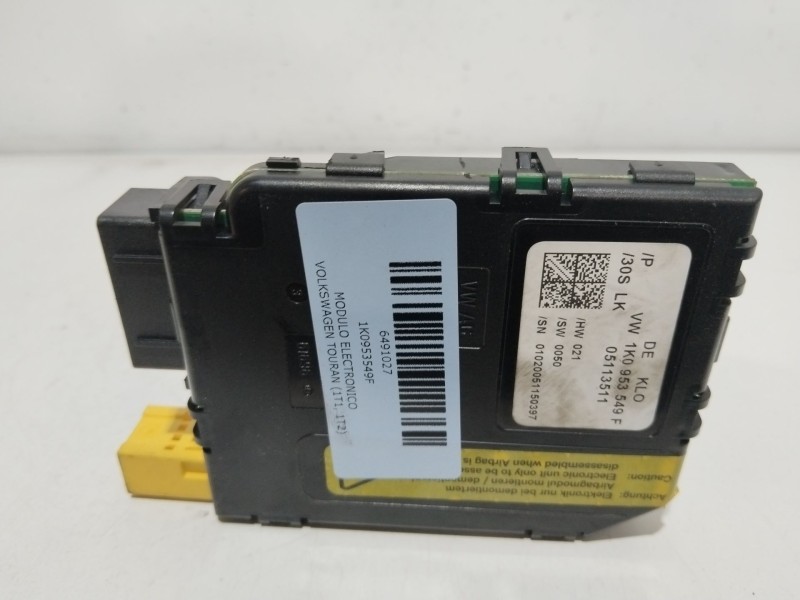 Recambio de modulo electronico para volkswagen touran (1t1, 1t2) 1.9 tdi referencia OEM IAM 1K0953549F  
