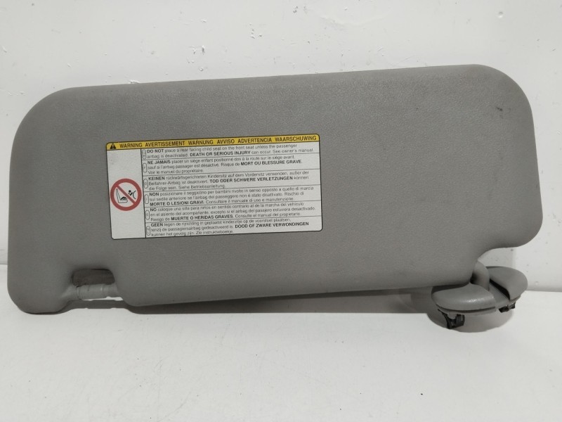 Recambio de parasol derecho para toyota yaris (_p9_) 1.4 d-4d (nlp90_) referencia OEM IAM 743100D270B0  