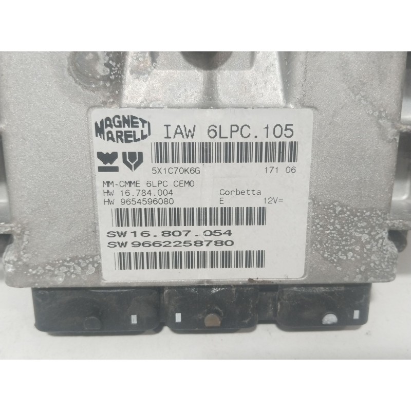 CENTRALITA MOTOR UCE 9654596080  - imagen 3
