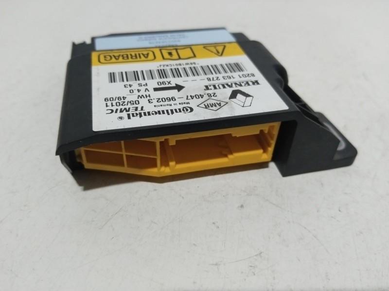 Recambio de centralita airbag para dacia sandero ii 1.5 dci referencia OEM IAM 8201163278  