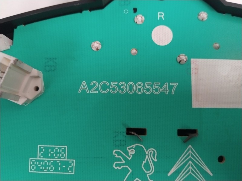 Recambio de cuadro instrumentos para peugeot 207 confort referencia OEM IAM A2C53065547 9662904880 A2C53102700