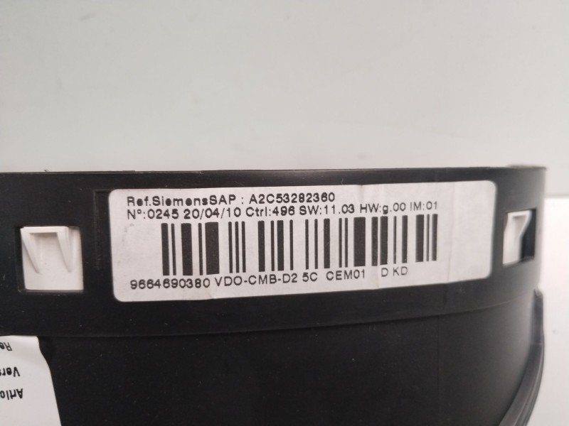 Recambio de cuadro instrumentos para peugeot 407 sw sport referencia OEM IAM A2C53106013   Recambio de cuadro instrumentos para peugeot 407 sw sport referencia OEM IAM A2C53106013