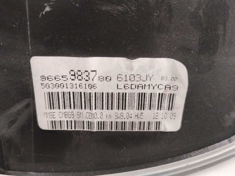 Recambio de cuadro instrumentos para citroën berlingo 1.6 hdi 92 multispace referencia OEM IAM 503001316106  