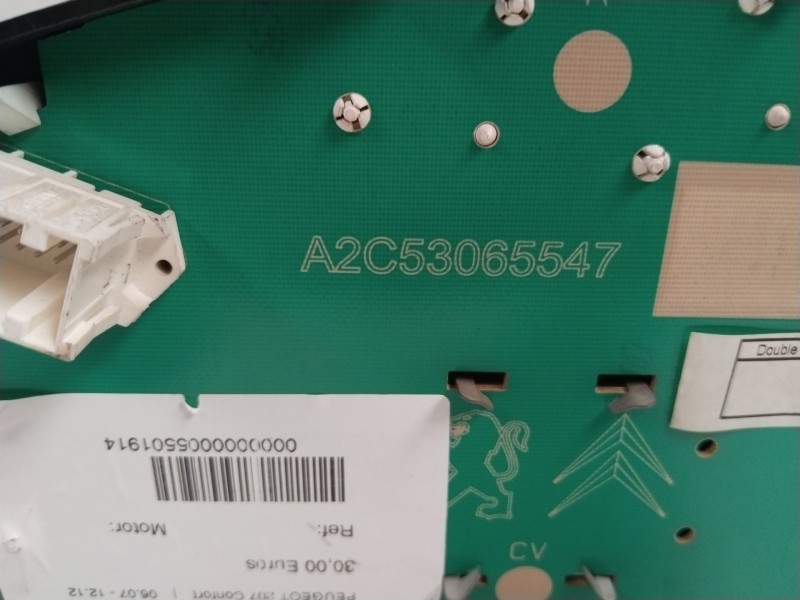 Recambio de cuadro instrumentos para peugeot 207 confort referencia OEM IAM A2c53065547  