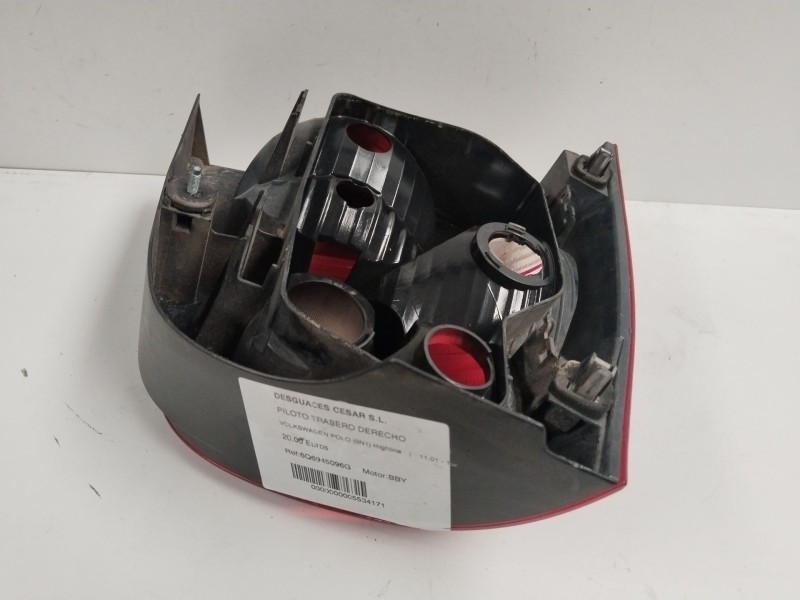 Recambio de piloto trasero derecho para volkswagen polo (9n1) highline referencia OEM IAM 6Q6945096G  