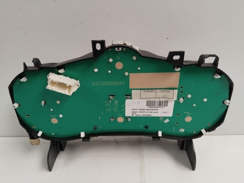 Recambio de cuadro instrumentos para peugeot 207 sw confort referencia OEM IAM A2C53065547  