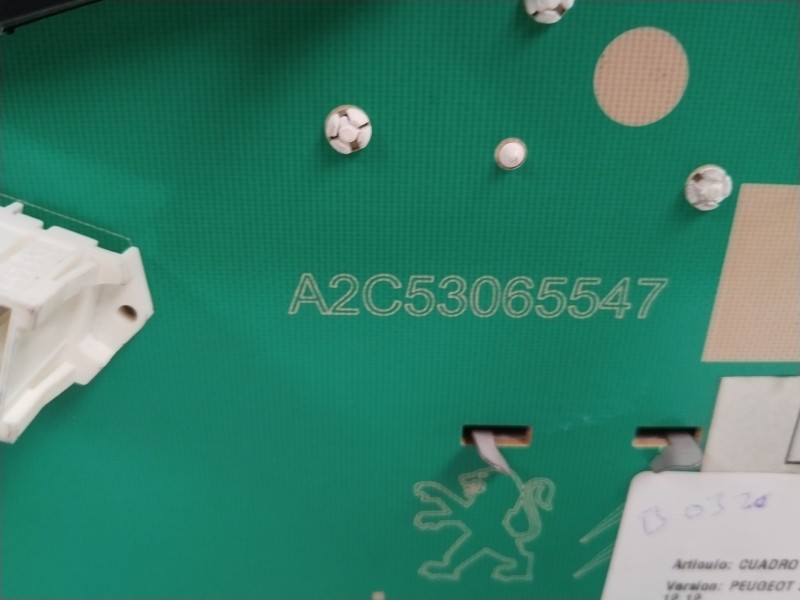 Recambio de cuadro instrumentos para peugeot 207 sw confort referencia OEM IAM A2C53065547  
