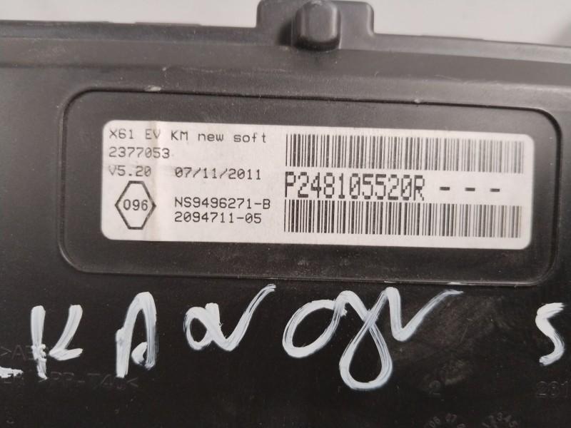 Recambio de cuadro instrumentos para renault kangoo z.e. maxi 2-sitzer referencia OEM IAM   