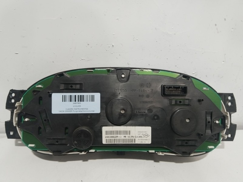 Recambio de cuadro instrumentos para dacia dokker furgoneta/monovolumen 1.5 dci (feaj) referencia OEM IAM 2131255  