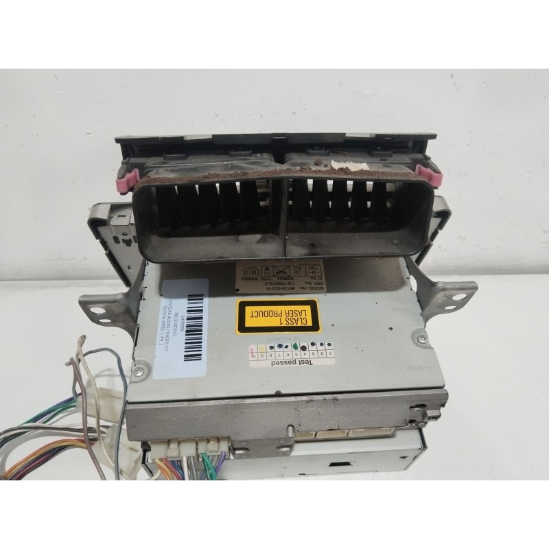 Recambio de sistema audio / radio cd para toyota yaris (_p9_) 1.4 d-4d (nlp90_) referencia OEM IAM 861200D210  