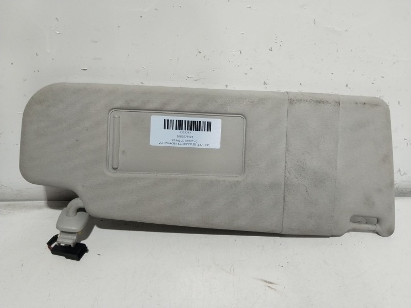 Recambio de parasol derecho para volkswagen scirocco iii (137, 138) 1.4 tsi referencia OEM IAM 1K8857552A  