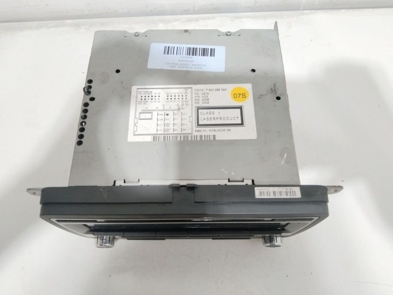 Recambio de sistema audio / radio cd para seat toledo iv (kg3) 1.6 tdi referencia OEM IAM 6JA035186  