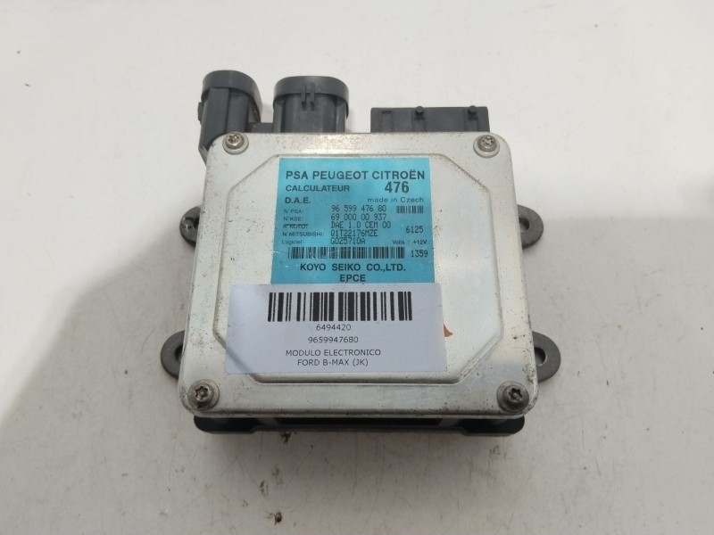 Recambio de modulo electronico para ford b-max (jk) 1.6 tdci referencia OEM IAM 9659947680  