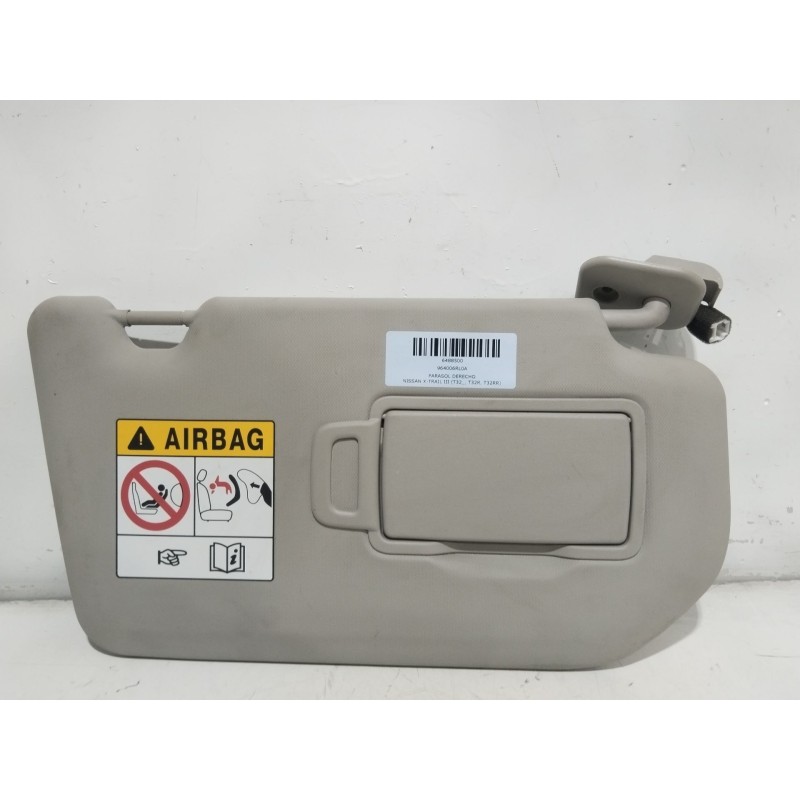 Recambio de parasol derecho para nissan x-trail iii (t32_, t32r, t32rr) 1.3 dig-t referencia OEM IAM 964006RL0A  