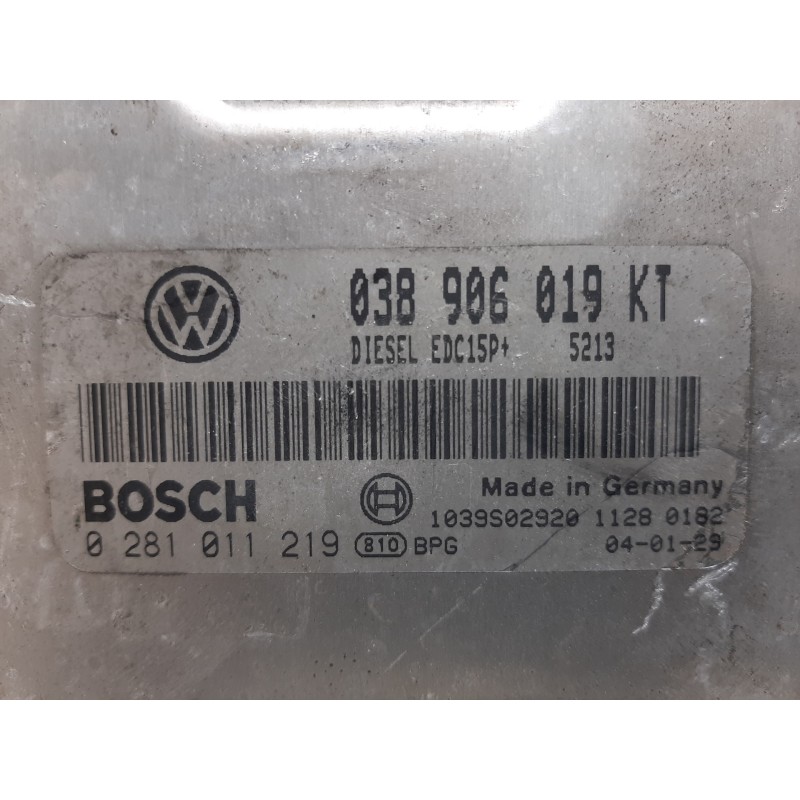 CENTRALITA MOTOR UCE 038906019KT 0281011219  - imagen 3