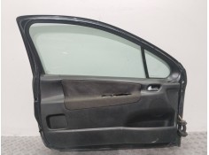 Recambio de puerta delantera izquierda para peugeot 207 xs pack referencia OEM IAM  NEGRO 