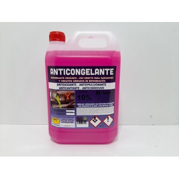 HERRAMIENTAS ANTICONGELANTE 5L 10% ROSA TEQUINA 