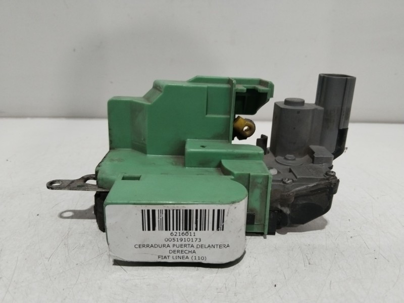 Recambio de cerradura puerta delantera derecha para fiat linea (110) easy referencia OEM IAM 0051910173  