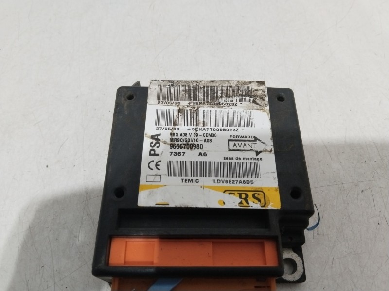 Recambio de centralita airbag para peugeot 1007 sporty referencia OEM IAM 9656700980  