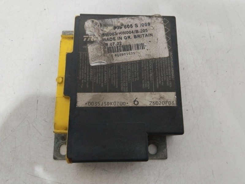 Recambio de centralita airbag para volkswagen polo (9n1) trendline referencia OEM IAM 1C0909605K  