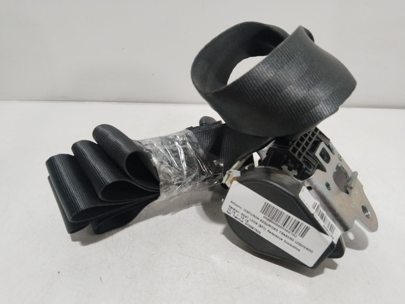 Recambio de cinturon seguridad trasero izquierdo para seat leon (5f1) reference ecomotive referencia OEM IAM 5F0857805  