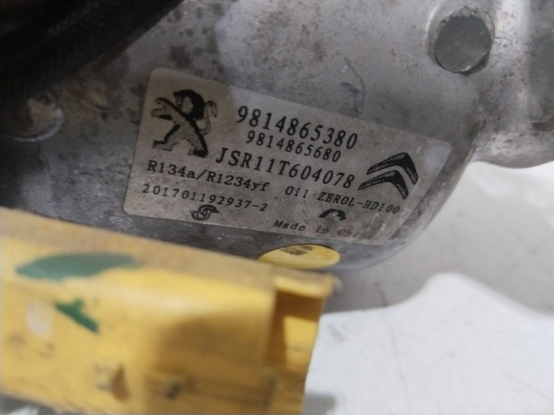 Recambio de compresor aire acondicionado para citroën c-elysée shine referencia OEM IAM 9814865380 9814865680 