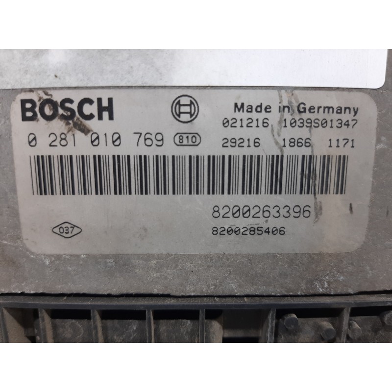 CENTRALITA MOTOR UCE 0281010769 8200263396  - imagen 3