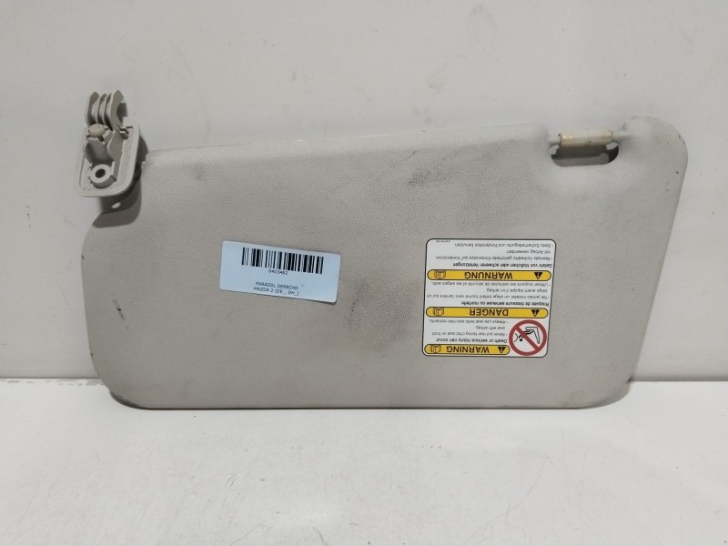 Recambio de parasol derecho para mazda 2 (de_, dh_) 1.3 (de3fs) referencia OEM IAM DF7369270A75  