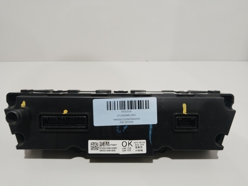 Recambio de mando climatizador para kia optima concept referencia OEM IAM 97250D4812WK  