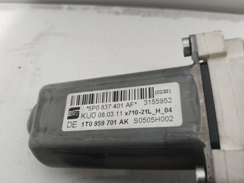 Recambio de elevalunas delantero izquierdo para seat altea xl (5p5) stylance / style referencia OEM IAM 5P0837401AF  