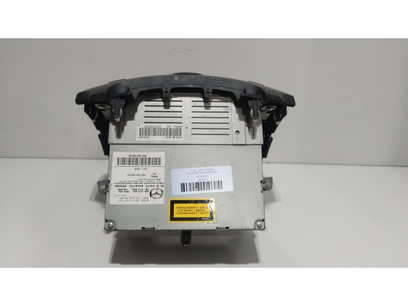 Recambio de sistema audio / radio cd para mazda 2 (de_, dh_) 1.3 (de3fs) referencia OEM IAM 14797726  