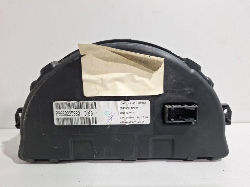 Recambio de cuadro instrumentos para citroën c3 i (fc_, fn_) 1.6 16v referencia OEM IAM 9660225980D  