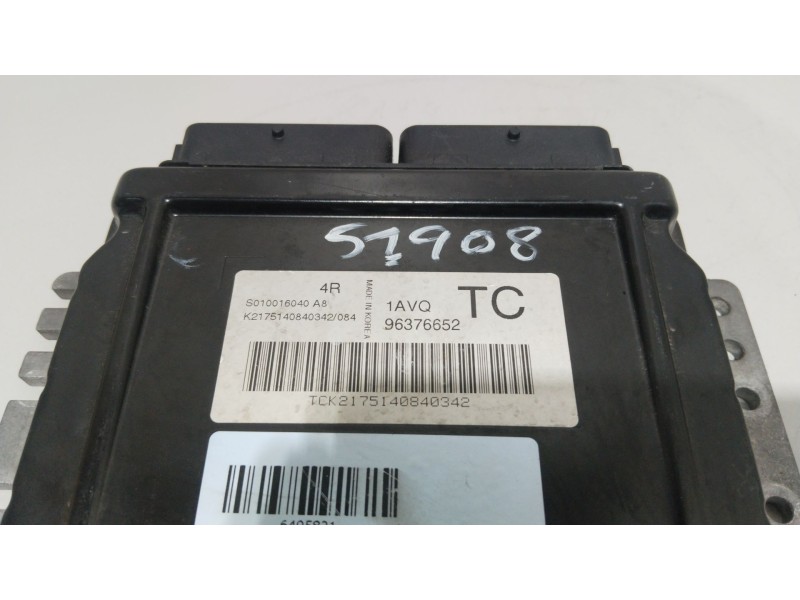 Recambio de centralita motor uce para daewoo kalos (klas) 1.2 referencia OEM IAM 96376652  