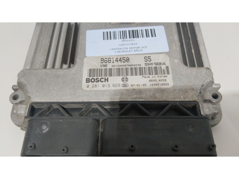 Recambio de centralita motor uce para chevrolet epica lt referencia OEM IAM 0281013629  