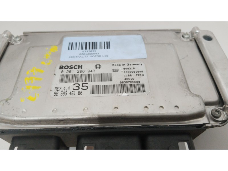 Recambio de centralita motor uce para peugeot 307 sw (3h) 1.6 16v referencia OEM IAM 0261206943  