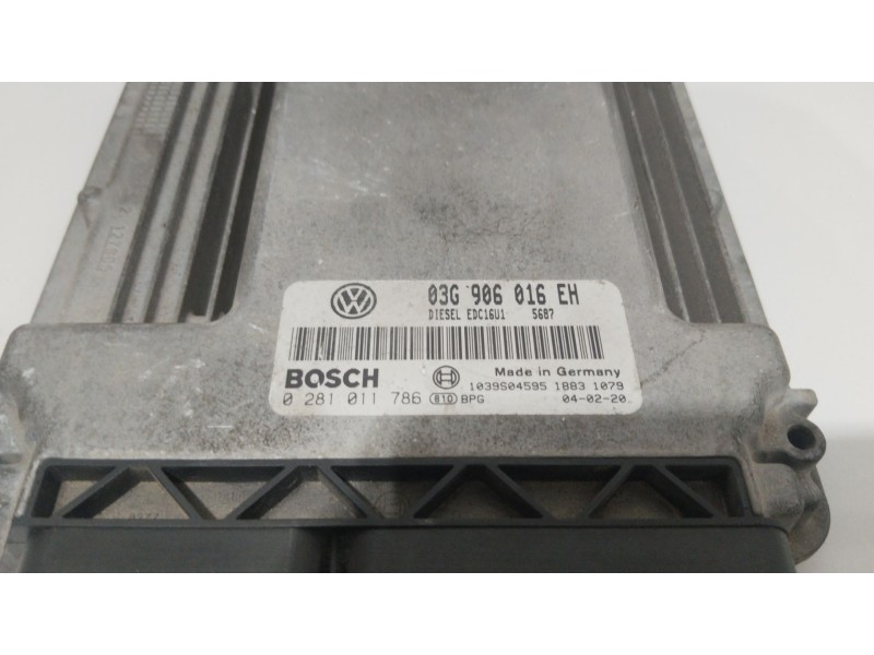 Recambio de centralita motor uce para volkswagen touran (1t1, 1t2) 2.0 tdi referencia OEM IAM 0281011786  