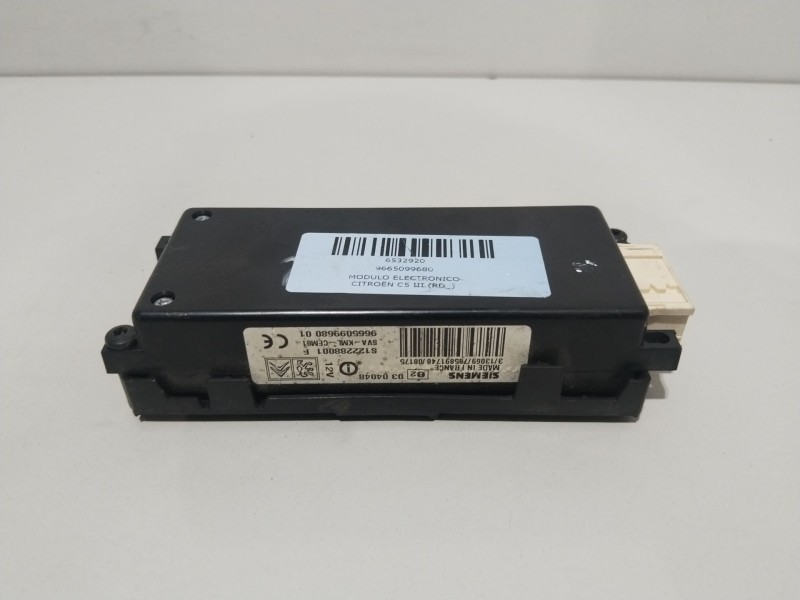 Recambio de modulo electronico para citroën c5 iii (rd_) 1.6 hdi 110 referencia OEM IAM 9665099680  