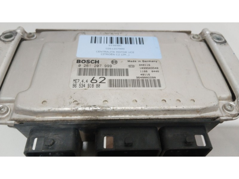 Recambio de centralita motor uce para citroën c2 (jm_) 1.6 referencia OEM IAM 0261207999  