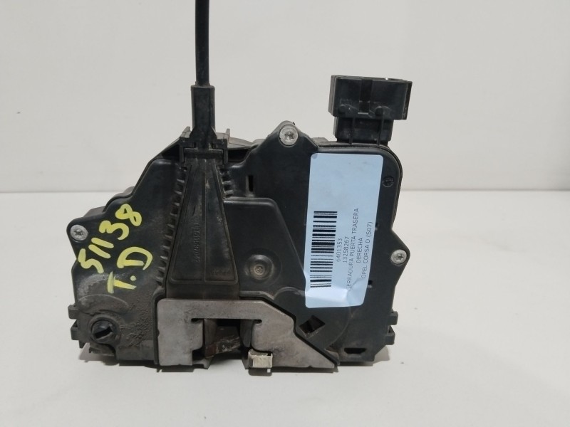 Recambio de cerradura puerta trasera derecha para opel corsa d (s07) 1.2 (l08, l68) referencia OEM IAM 13258267  