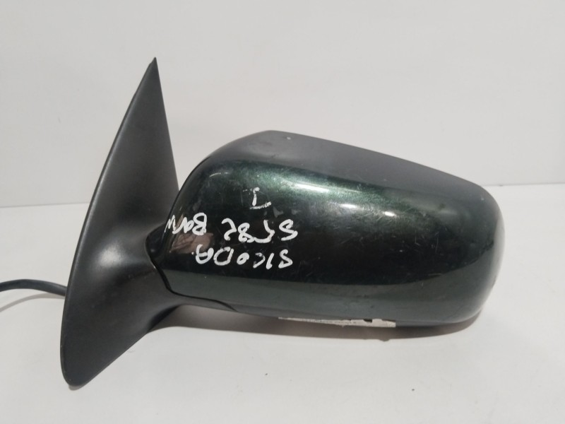 Recambio de retrovisor izquierdo para skoda fabia (6y2/6y3) comfort referencia OEM IAM 6Y1857501BJ ELÉCTRICO VERDE