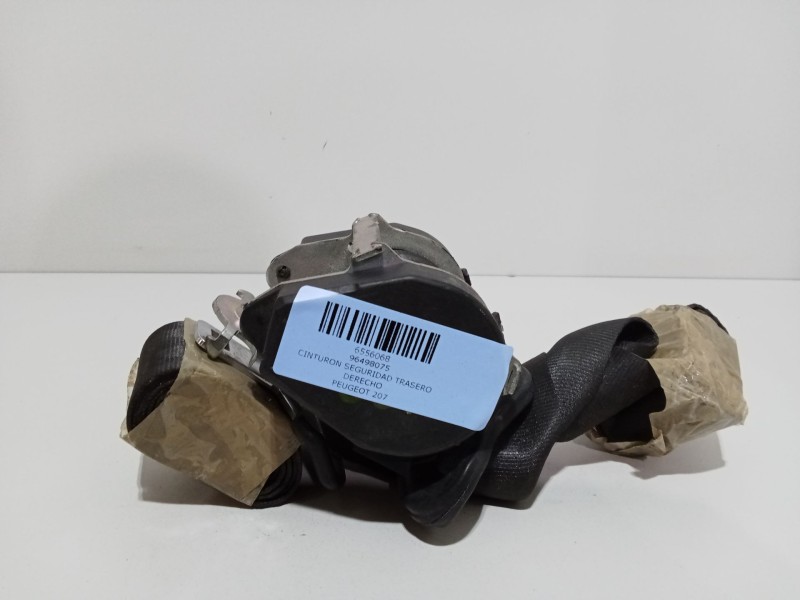 Recambio de cinturon seguridad trasero derecho para peugeot 207 xs referencia OEM IAM 96498075   Recambio de cinturon seguridad trasero derecho para peugeot 207 xs referencia OEM IAM 96498075