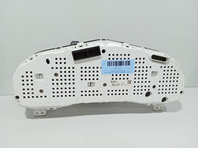 Recambio de cuadro instrumentos para kia carnival / grand carnival iii (vq) 2.9 crdi referencia OEM IAM 940034D255  