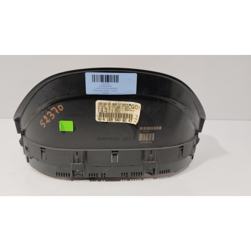 Recambio de cuadro instrumentos para mercedes-benz clase a (w169) a 160 cdi (169.006, 169.306) referencia OEM IAM A1695406047  