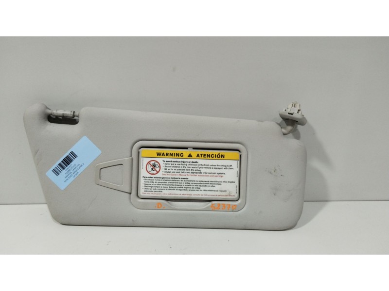 Recambio de parasol derecho para mercedes-benz clase a (w169) a 160 cdi (169.006, 169.306) referencia OEM IAM A1698100110  