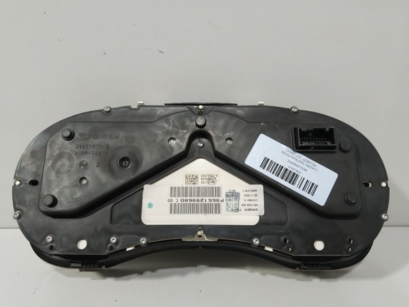 Recambio de cuadro instrumentos para peugeot 307 (3a/c) 2.0 hdi 90 referencia OEM IAM 9651299680C  