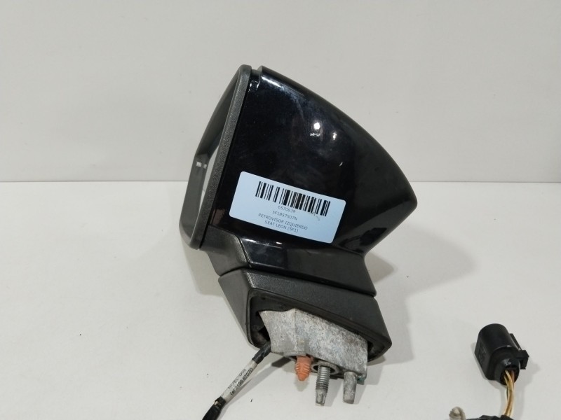 Recambio de retrovisor izquierdo para seat leon (5f1) 2.0 tdi referencia OEM IAM 5F1857507N  ELECTRICO