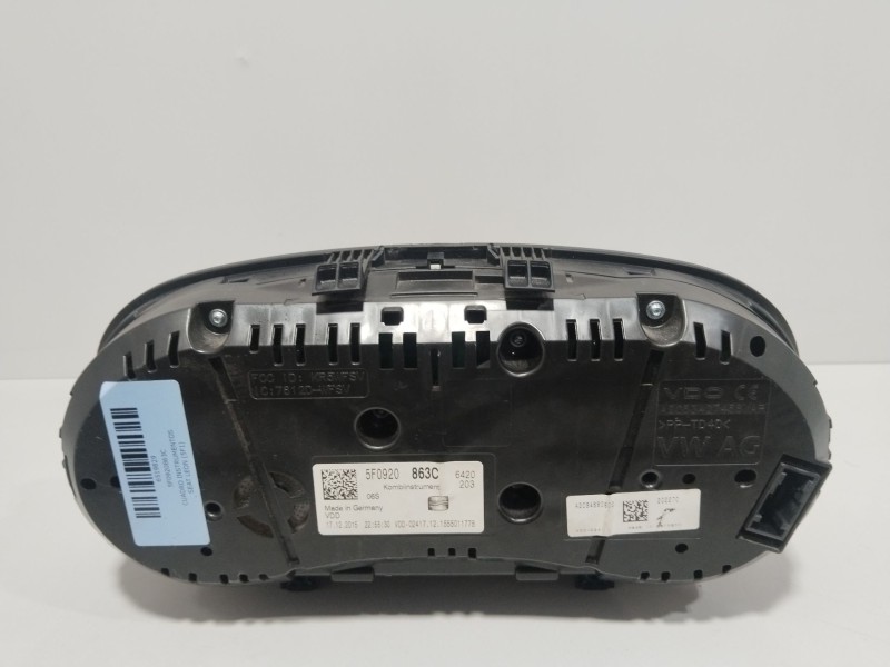 Recambio de cuadro instrumentos para seat leon (5f1) 2.0 tdi referencia OEM IAM 5F0920863C  