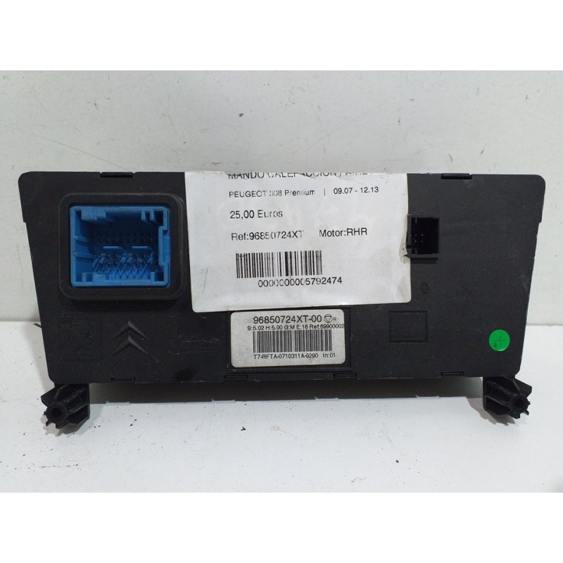 MANDO CALEFACCION / AIRE ACONDICIONADO 96850724XT  - imagen 3